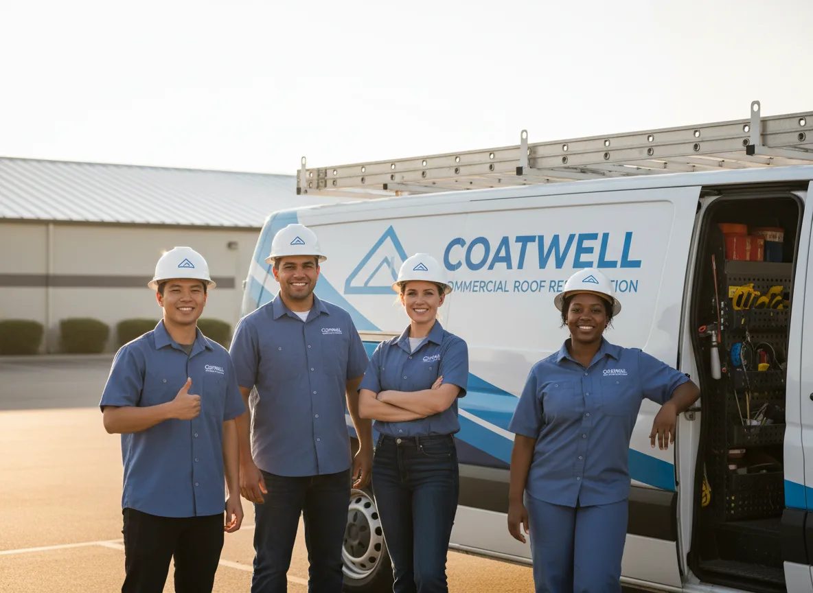 Commercial roof coating company in Zenda, KS